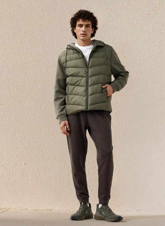 كابا Kappa Men Regular Hooded Puffer Jacket